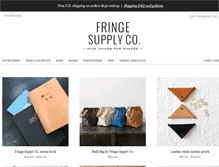Tablet Screenshot of fringesupplyco.com